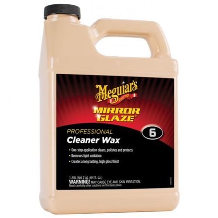 MEGUIARS WAX Cleaner and Wax Liquid 64 Ounce Without Applicator M0664